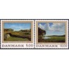 1992. Malerifrimærker.  AFA nr. 1032-33 postfrisk        Stemplet FDC