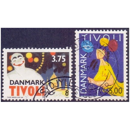 1993. Nordenfrimærker.  AFA nr. 1043-44 postfrisk       Stemplet FDC