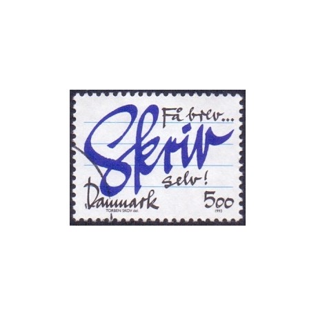 1993. Brevskrivning. AFA nr. 1051 postfrisk       Stemplet FDC