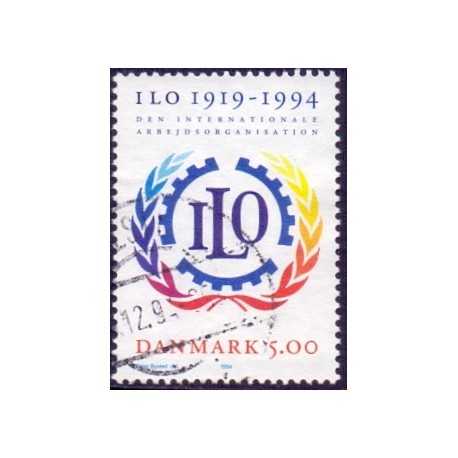 1994. ILO 75-Års jubilæum. AFA nr. 1075  postfrisk   Stemplet FDC