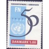 1995. FN's 50-års jubilæum. AFA nr. 1085  postfrisk     Stemplet FDC