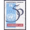 1995. FN's 50-års jubilæum. AFA nr. 1085  postfrisk     Stemplet FDC