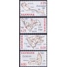 1995. Danske småøer. AFA nr. 1086-89  postfrisk      Stemplet FDC