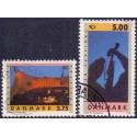 1995. Nordenfrimærker. AFA nr. 1097-98  postfrisk      Stemplet FDC