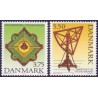1995. Tycho Brahe. AFA nr. 1101-02  postfrisk      Stemplet FDC