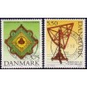 1995. Tycho Brahe. AFA nr. 1101-02  postfrisk      Stemplet FDC