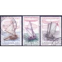 1996. Danske træjoller. AFA nr. 1119-21  postfrisk        Stemplet FDC