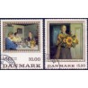 1996. Malerifrimærker. AFA nr. 1131-32 postfrisk       Stemplet FDC