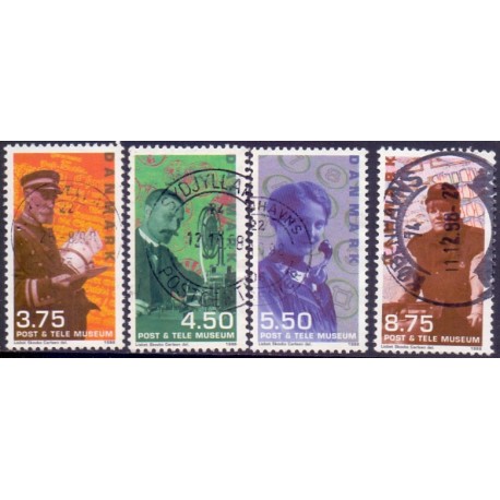 1998. Post og Tele Museet. AFA nr. 1176-79 postfrisk       Stemplet FDC