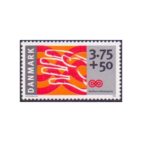 1998. Kræftens Bekæmpelse. AFA nr. 1186 postfrisk 