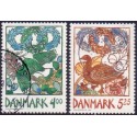 1999. Forårsbebudere. AFA nr. 1204-05 postfrisk      Stemplet FDC
