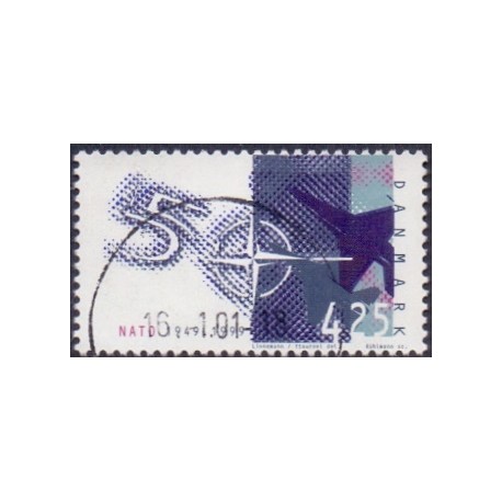 1999. NATO 50 år. AFA nr. 1208 postfrisk     Stemplet FDC
