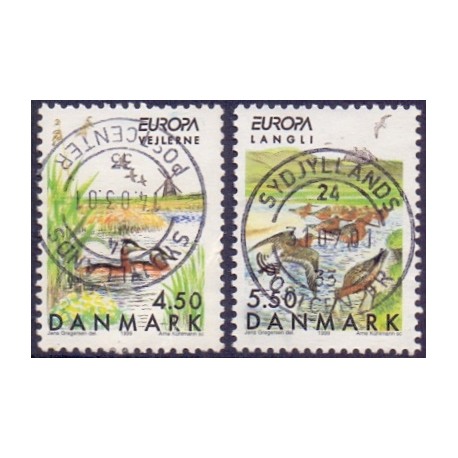 1999. Europamærker / CEPT. AFA nr. 1209-10 postfrisk     Stemplet FDC