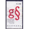 1999. Grundloven 150 år. AFA nr. 1217 postfrisk    Stemplet FDC