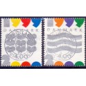 1999. Millenniumfrimærker. AFA nr. 1232-33 postfrisk     Stemplet FDC