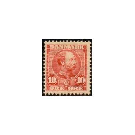 1904. Chr. IX, 10 Øre, AFA nr. 47, postfrisk   Ubrugt Stemplet FDC