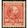 1904. Chr. IX, 10 Øre, AFA nr. 47, postfrisk   Ubrugt Stemplet FDC