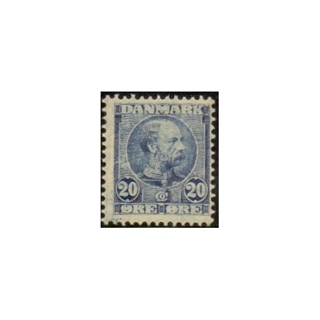 1904. Chr. IX, 20 Øre, AFA nr. 48, postfrisk   Ubrugt Stemplet FDC
