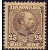 1904. Chr. IX, 25 Øre, AFA nr. 49a, postfrisk   Ubrugt Stemplet FDC