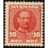 1907. Frederik VIII, 10 Øre, AFA nr. 55, postfrisk   Ubrugt Stemplet FDC