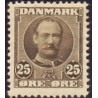 1907. Frederik VIII, 25 Øre, AFA nr. 57, postfrisk  Ubrugt Stemplet FDC