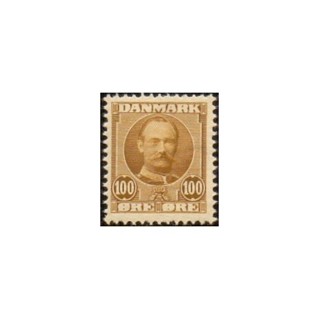 1907. Frederik VIII, 100 Øre, AFA nr. 59, postfrisk  Ubrugt Stemplet FDC