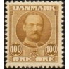 1907. Frederik VIII, 100 Øre, AFA nr. 59, postfrisk  Ubrugt Stemplet FDC
