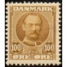 1907. Frederik VIII, 100 Øre, AFA nr. 59, postfrisk  Ubrugt Stemplet FDC
