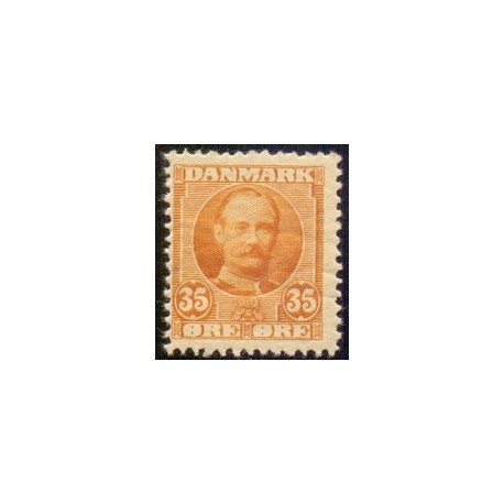1912. Frederik VIII, 35 Øre, AFA nr. 63a, postfrisk  Ubrugt Stemplet FDC