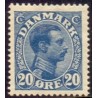1913.  Chr X. 20 Øre,  AFA nr. 71, postfrisk    Ubrugt Stemplet FDC
