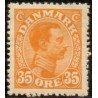 1913.  Chr X. 35 Øre,  AFA nr. 73, postfrisk  Ubrugt Stemplet FDC