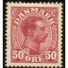 1913.  Chr X. 50 Øre,  AFA nr. 74, postfrisk  Ubrugt Stemplet FDC