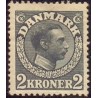 1913.  Chr X. 2 kr.  AFA nr. 76, postfrisk  Ubrugt Stemplet FDC