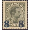 1921-22. 8/12 Øre provisorier.  AFA nr. 119 postfrisk   Ubrugt Stemplet FDC