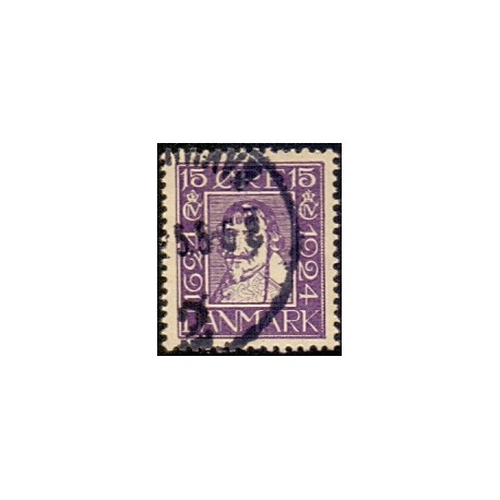 1924. Postvæsnets jubilæum. 15 Øre, AFA nr. 137 postfrisk Ubrugt Stemplet FDC
