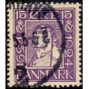 1924. Postvæsnets jubilæum. 15 Øre, AFA nr. 137 postfrisk Ubrugt Stemplet FDC