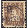 1924. Postvæsnets jubilæum. 20 Øre, AFA nr. 141 postfrisk Ubrugt Stemplet FDC