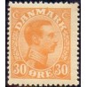 1921-22. Chr. X. 30 Øre.  AFA nr. 127 postfrisk    Ubrugt Stemplet FDC