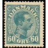 1921-22. Chr. X. 60 Øre . AFA nr. 130 postfrisk  Ubrugt Stemplet FDC