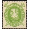 1930. Chr. X. 60-års fødselsdag, 5 Øre AFA nr. 186 postfrisk   Ubrugt Stemplet FDC