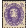 1930. Chr. X. 60-års fødselsdag, 7 Øre AFA nr. 187 postfrisk   Ubrugt Stemplet FDC