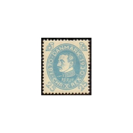 1930. Chr. X. 60-års fødselsdag, 25 Øre AFA nr. 192 postfrisk  Ubrugt Stemplet FDC