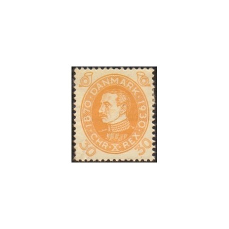 1930. Chr. X. 60-års fødselsdag, 30 Øre AFA nr. 193 postfrisk   Ubrugt Stemplet FDC