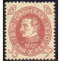 1930. Chr. X. 60-års fødselsdag, 35 Øre AFA nr. 194 postfrisk   Ubrugt Stemplet FDC