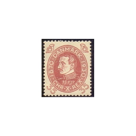 1930. Chr. X. 60-års fødselsdag, 35 Øre AFA nr. 194 postfrisk   Ubrugt Stemplet FDC
