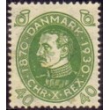1930. Chr. X. 60-års fødselsdag, 40 Øre AFA nr. 195 postfrisk  Ubrugt Stemplet FDC