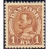 1933-34. Stålstik. AFA nr. 211 postfrisk  Stemplet FDC