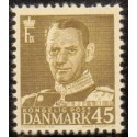 1948-50. Frederik IX, 45 øre, AFA nr. 311 postfrisk   Stemplet FDC