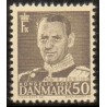 1948-50. Frederik IX, 50 øre, AFA nr. 312  postfrisk       Stemplet FDC