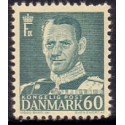 1948-50. Frederik IX, 60 øre, AFA nr. 313 postfrisk      Stemplet FDC